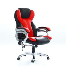 WestWood 6 Point Massage Office Chair MC8074 Black and Red
