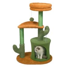 FoxHunter Cactus Cat Tree Green 010