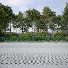 FoxHunter Chicken Run Cage 6+2X2+6M CRC09 Metal Hammered Silver