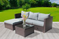 BIRCHTREE Rattan Furniture Set RFS01 Brown