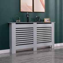 WestWood MDF Radiator Cover Large Grey