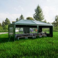 BIRCHTREE Gazebo PE 3X6M PEG02 Green