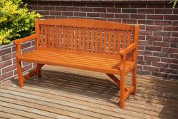 BIRCHTREE Wooden Garden Bench WGB02 Natural