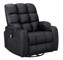 WestWood Massage Leather Sofa Electric WW-MLS12 Black