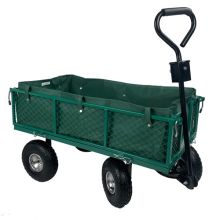 BIRCHTREE Garden Trolley Steel 01 350KG Green