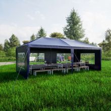 BIRCHTREE Gazebo PE 3X6M PEG02 Blue