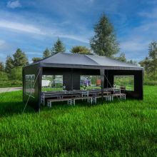BIRCHTREE Gazebo PE 3X6M PEG02 Grey