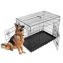 FoxHunter Pet Cage 48 inch Black